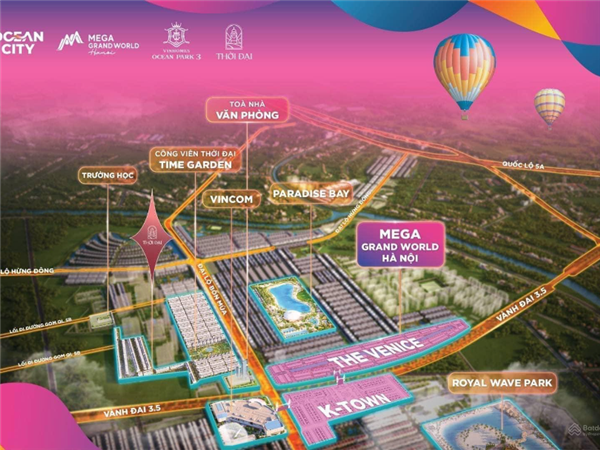 Giới thiệu Grand World Ocean Park 23 – Điểm Đến Giải Trí Hàng Đầu Tại Vinhomes Ocean Park
