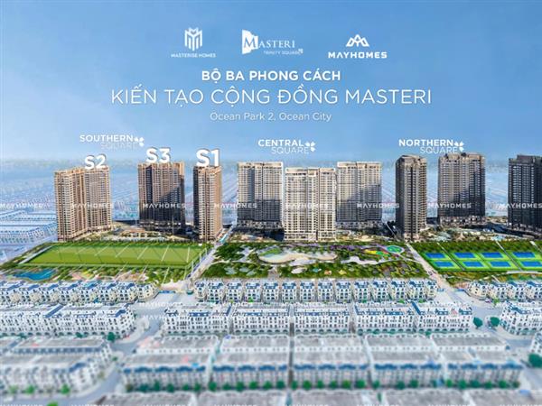 Dự án Chung cư Masteri Trinity Square Vinhomes Ocean Park 2 Hưng Yên