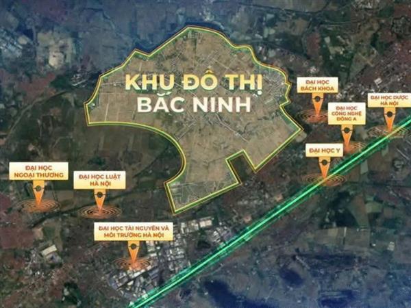 Vị trí Dự án Sun Group Bắc Ninh