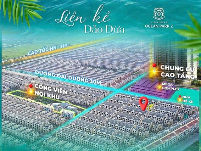 Giá bán căn Liền kề ĐD3-17, Phân khu Đảo Dừa, Vinhomes Ocean Park 2