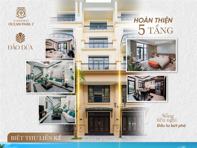 Giá bán căn Liền kề ĐD1-51, Phân khu Đảo Dừa, Vinhomes Ocean Park 2