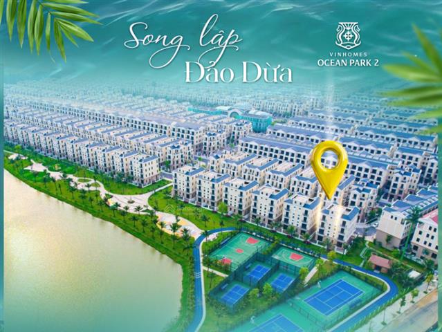 Giá bán căn Biệt thự Song Lập ĐD8-03, Phân khu Đảo Dừa, Vinhomes Ocean Park 2