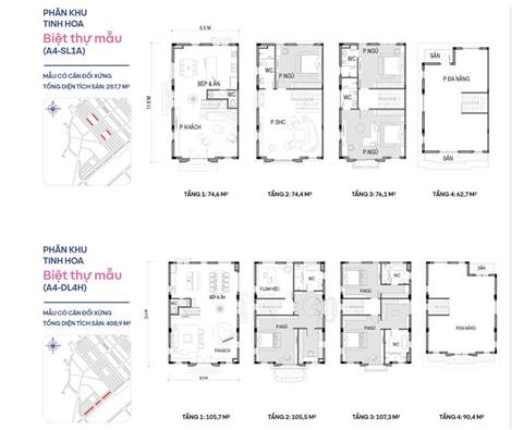 Báo giá mua bán Biệt thự Tứ lập Hoàng Gia 4 (HG4), Vinhomes Global Gate (Vinhomes Cổ Loa)