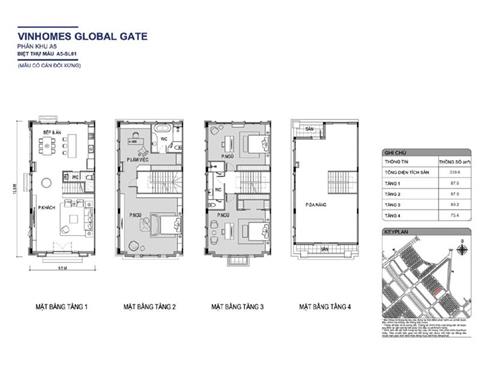 Báo giá mua bán Nhà phố Ngôi Sao 4 (NS4), Vinhomes Global Gate (Vinhomes Cổ Loa)