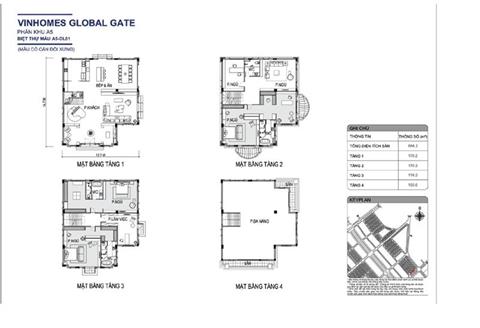 Báo giá mua bán Biệt thự Song lập Thời Đại 5 (TD5), Vinhomes Global Gate (Vinhomes Cổ Loa)