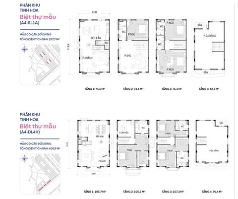 Báo giá mua bán Biệt thự Song lập Hoàng Gia 2 (HG2), Vinhomes Global Gate (Vinhomes Cổ Loa)